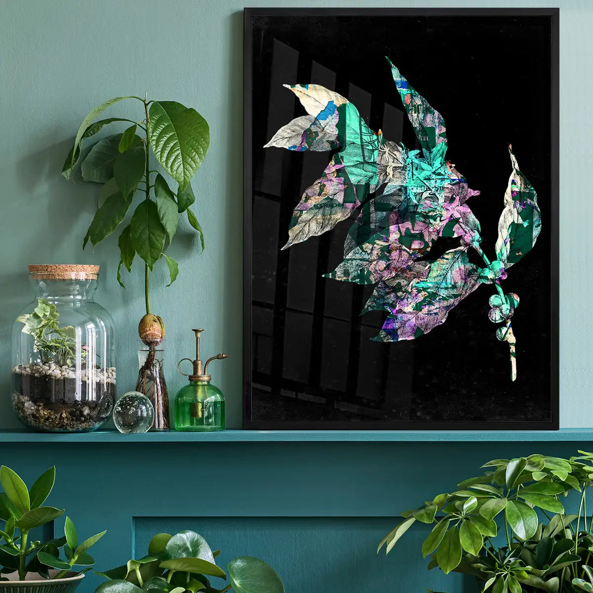 Botanical 4 Black Print