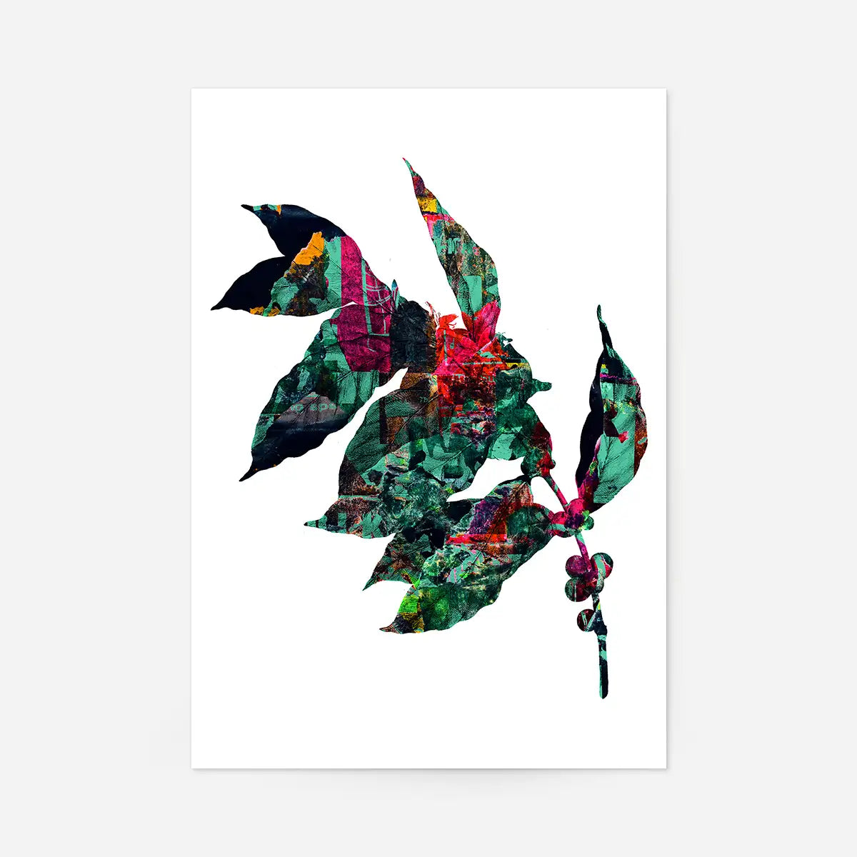 Botanical 4 White Print