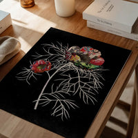 Botanical 6 Black Rose Print