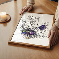Botanical 6 White Rose Print