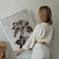 Botanical 7 Floral Typography Print