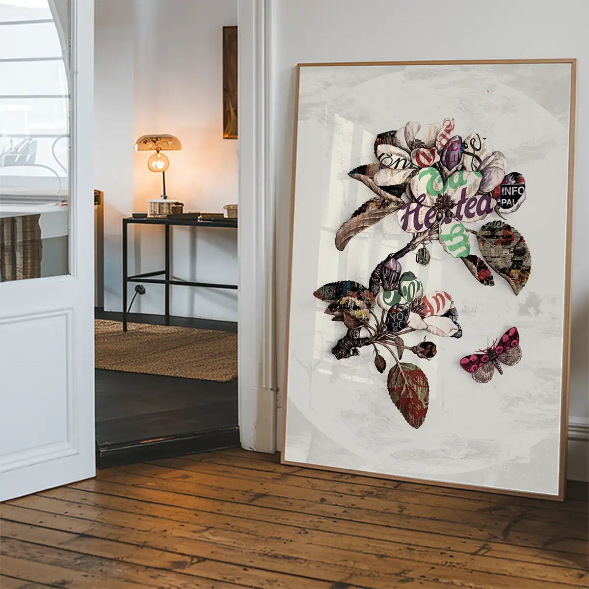 Botanical 7 Floral Typography Print