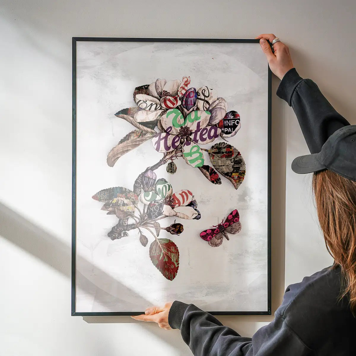 Botanical 7 Floral Typography Print