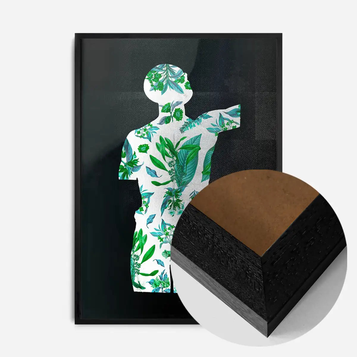Botanical Anatomy Green Print