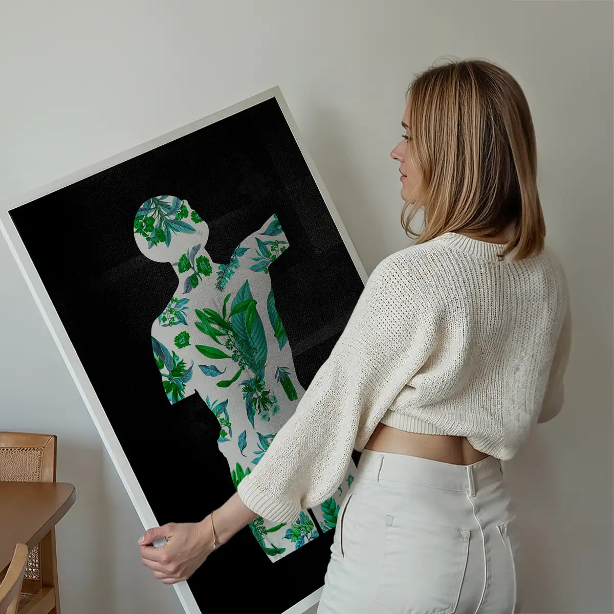 Botanical Anatomy Green Print
