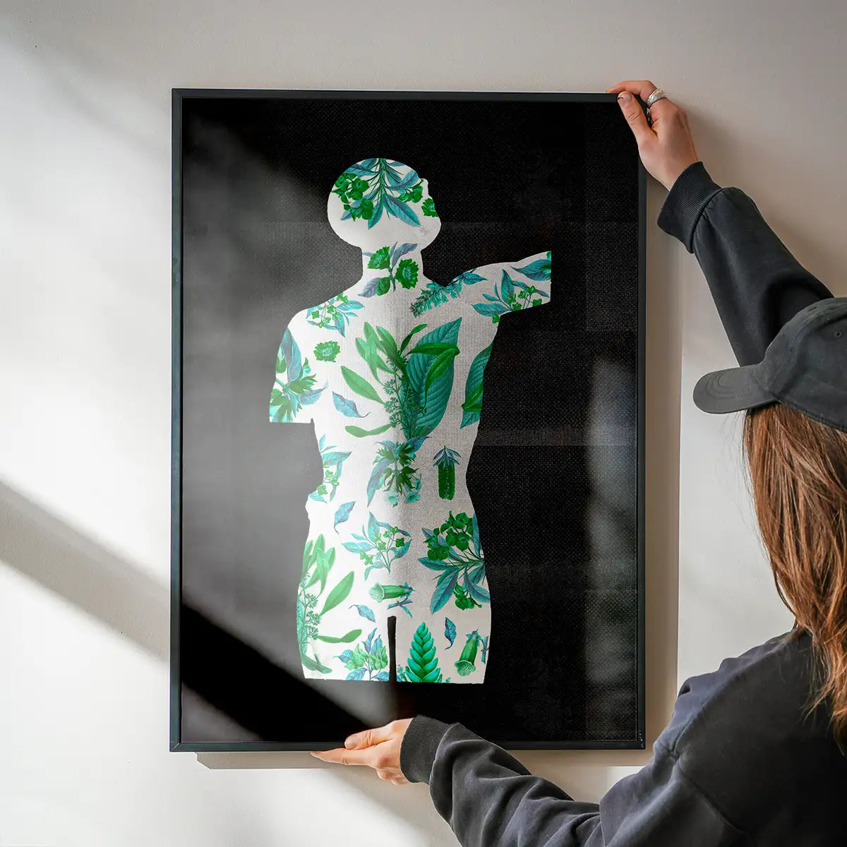 Botanical Anatomy Green Print