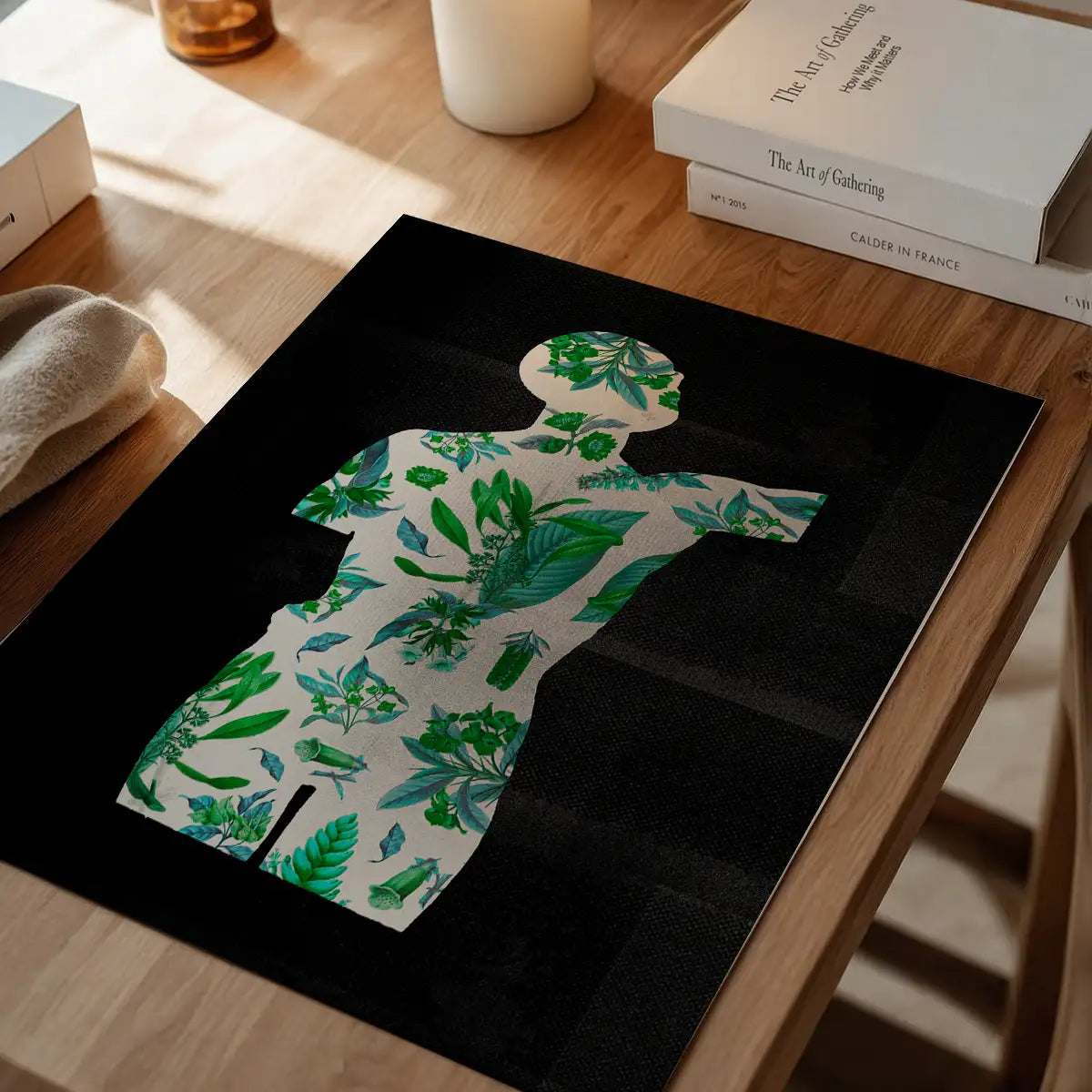 Botanical Anatomy Green Print