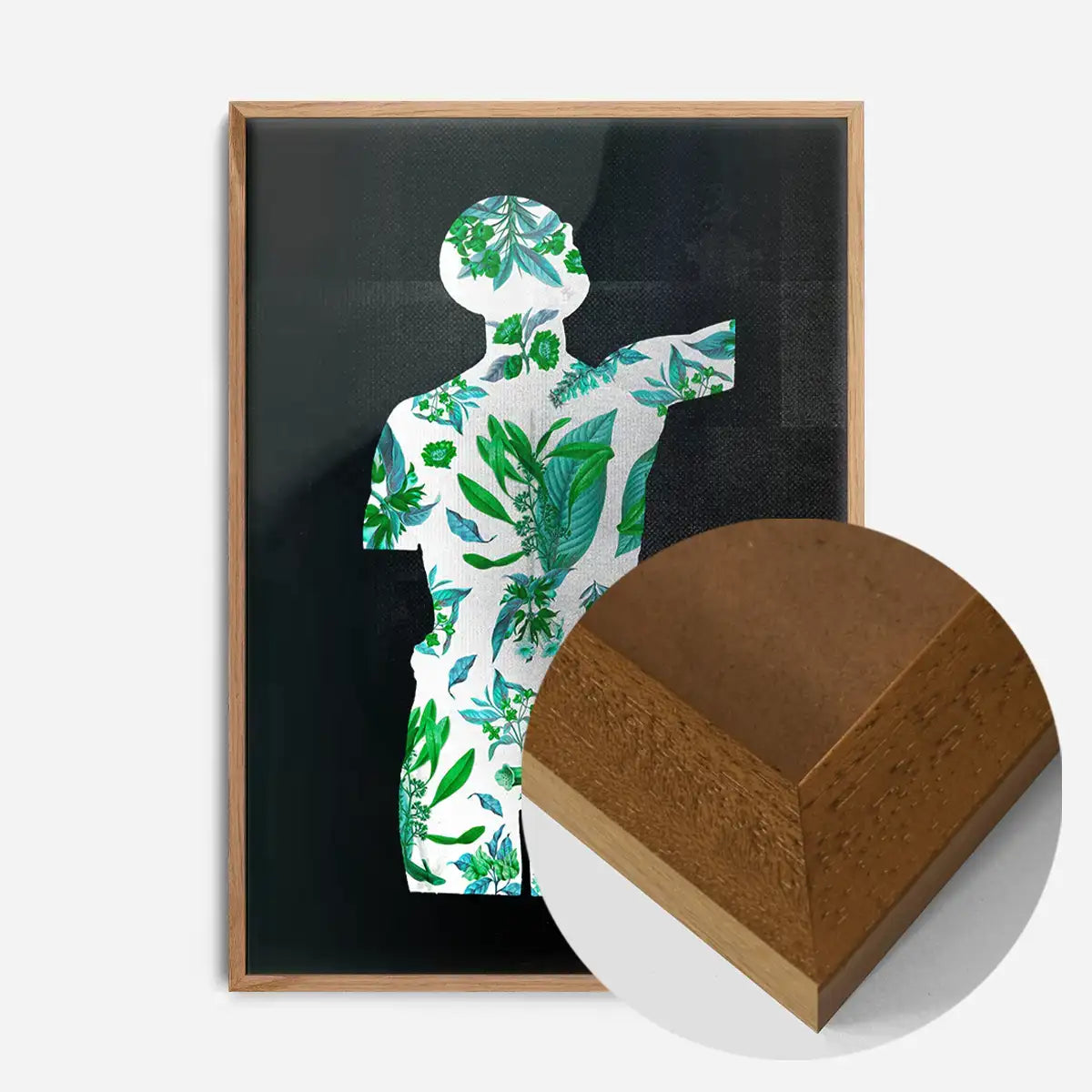 Botanical Anatomy Green Print