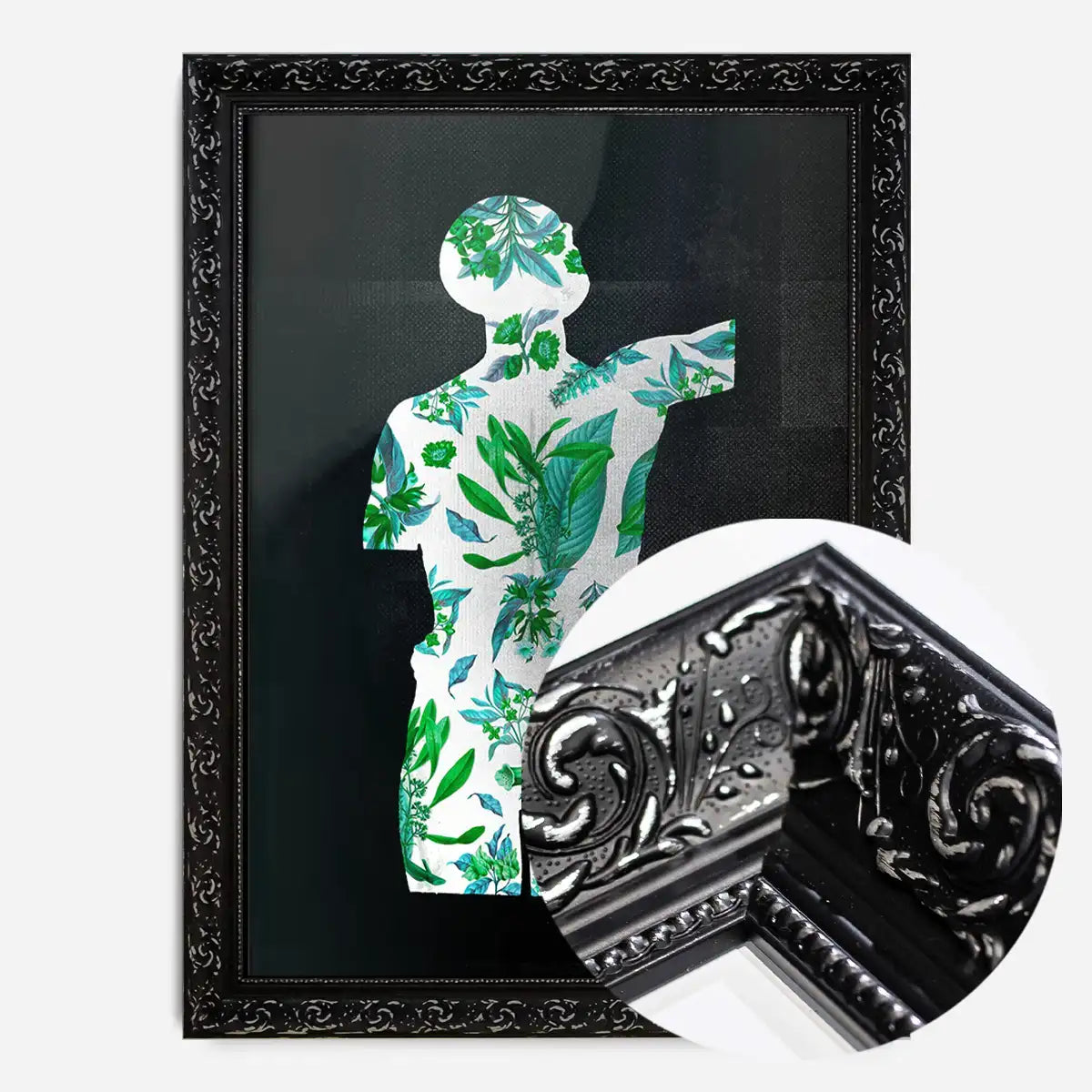 Botanical Anatomy Green Print