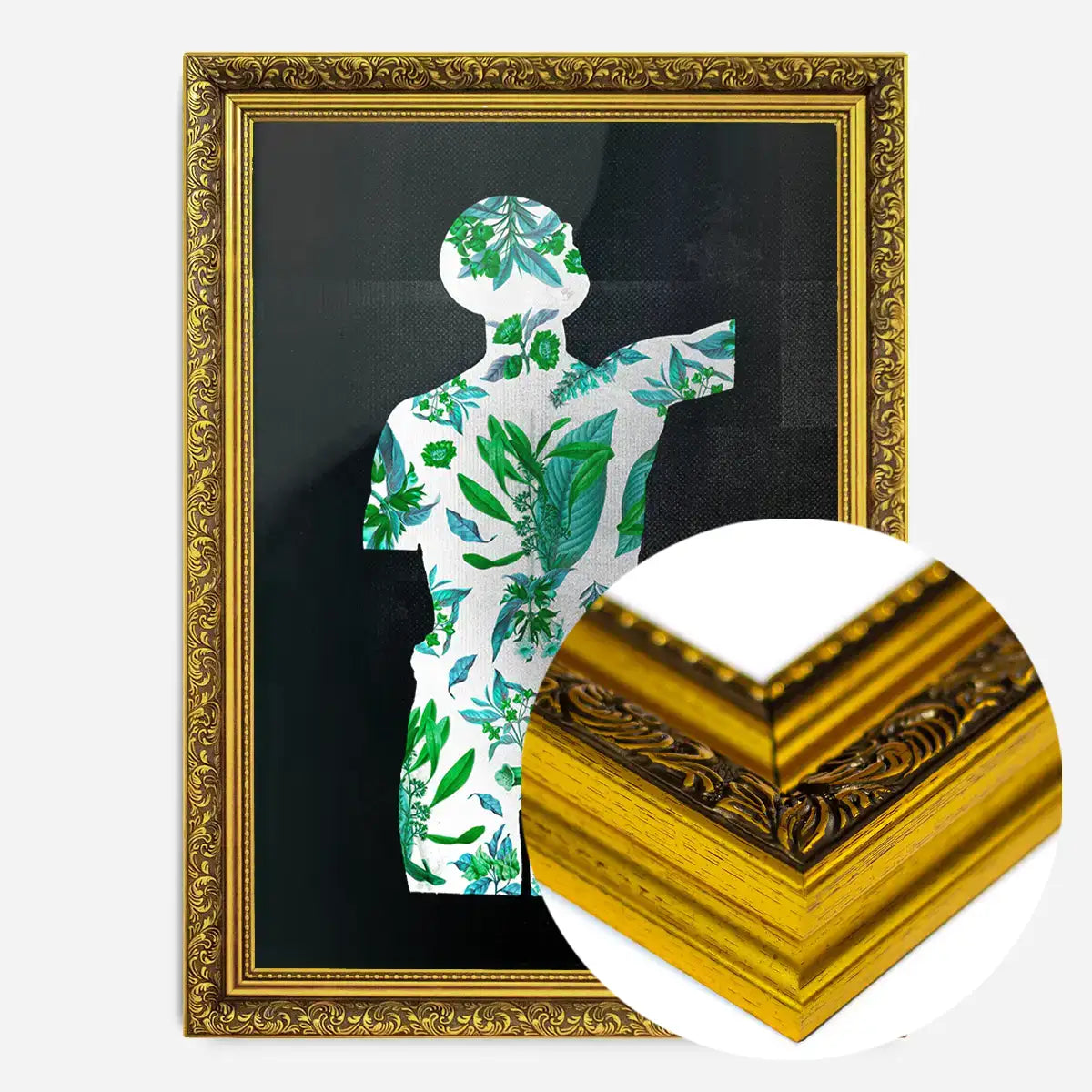 Botanical Anatomy Green Print