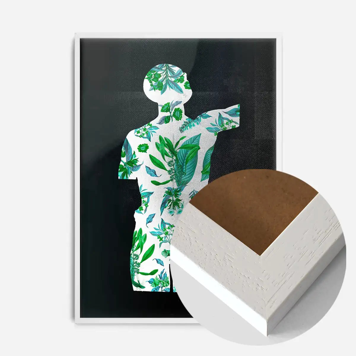 Botanical Anatomy Green Print