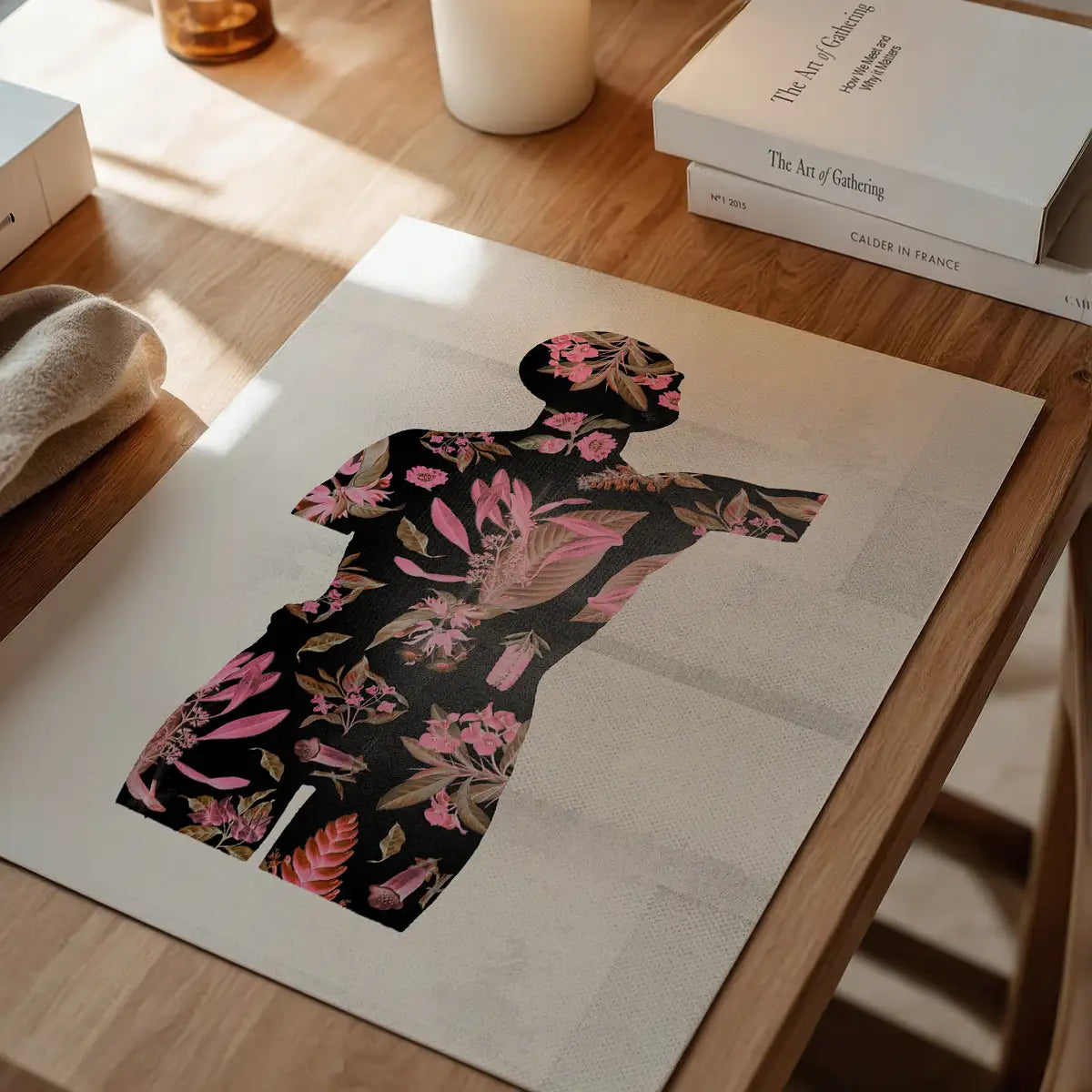 Botanical Anatomy Pink Print