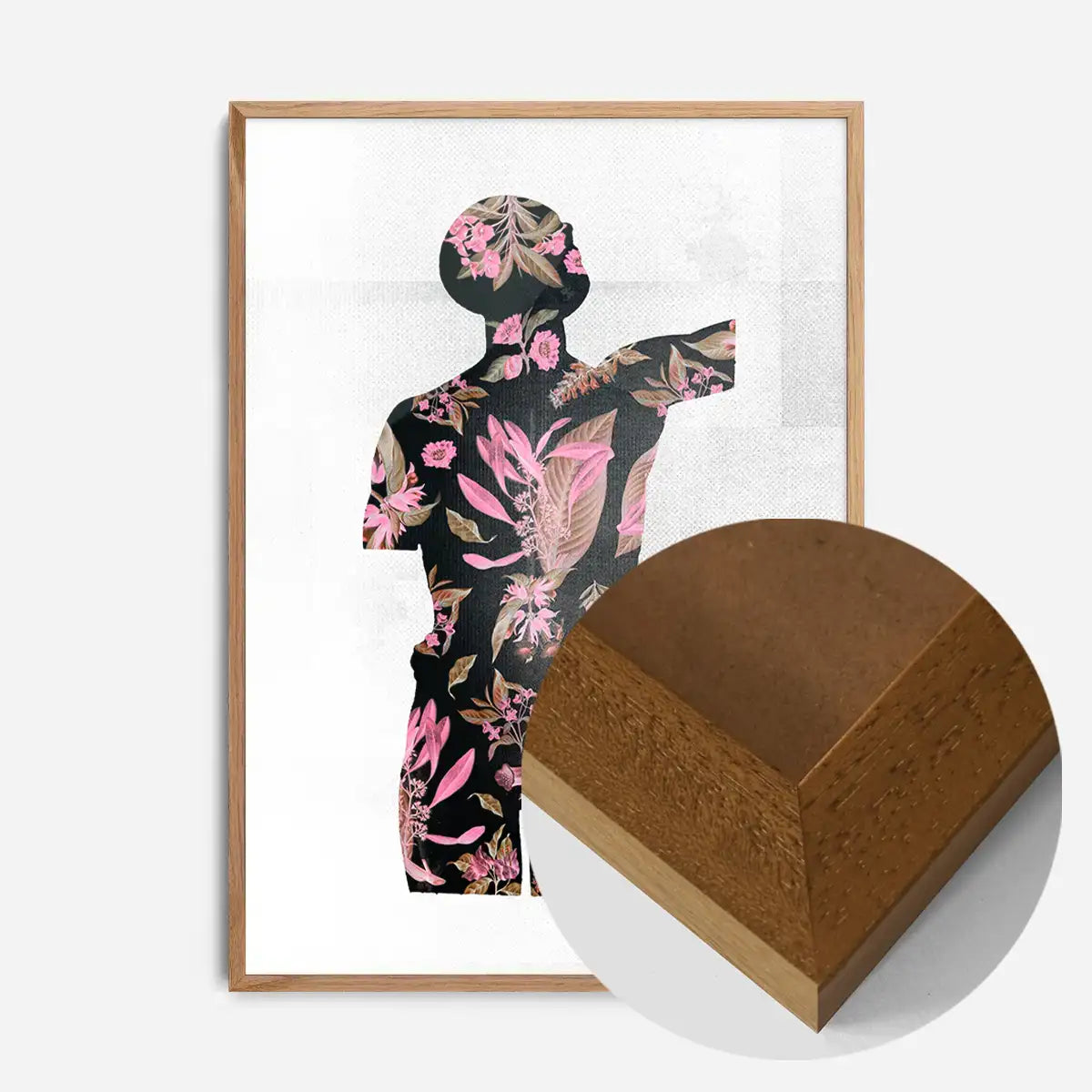 Botanical Anatomy Pink Print
