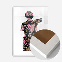 Botanical Anatomy Pink Print