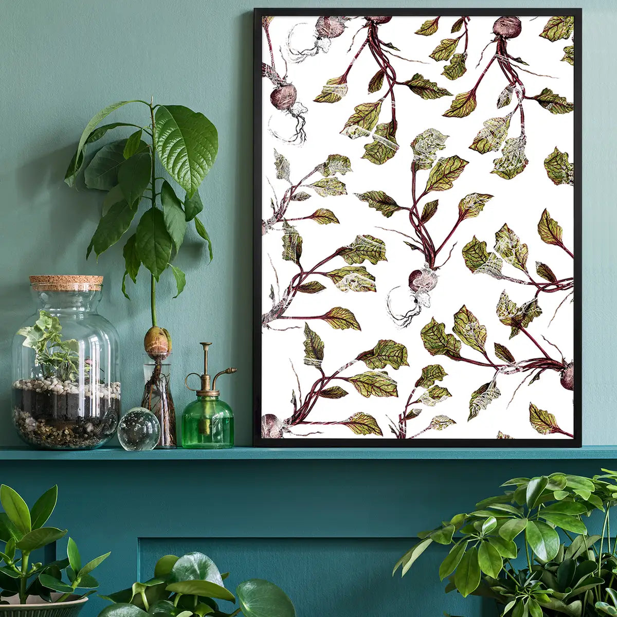 Botanical Beetroot Print