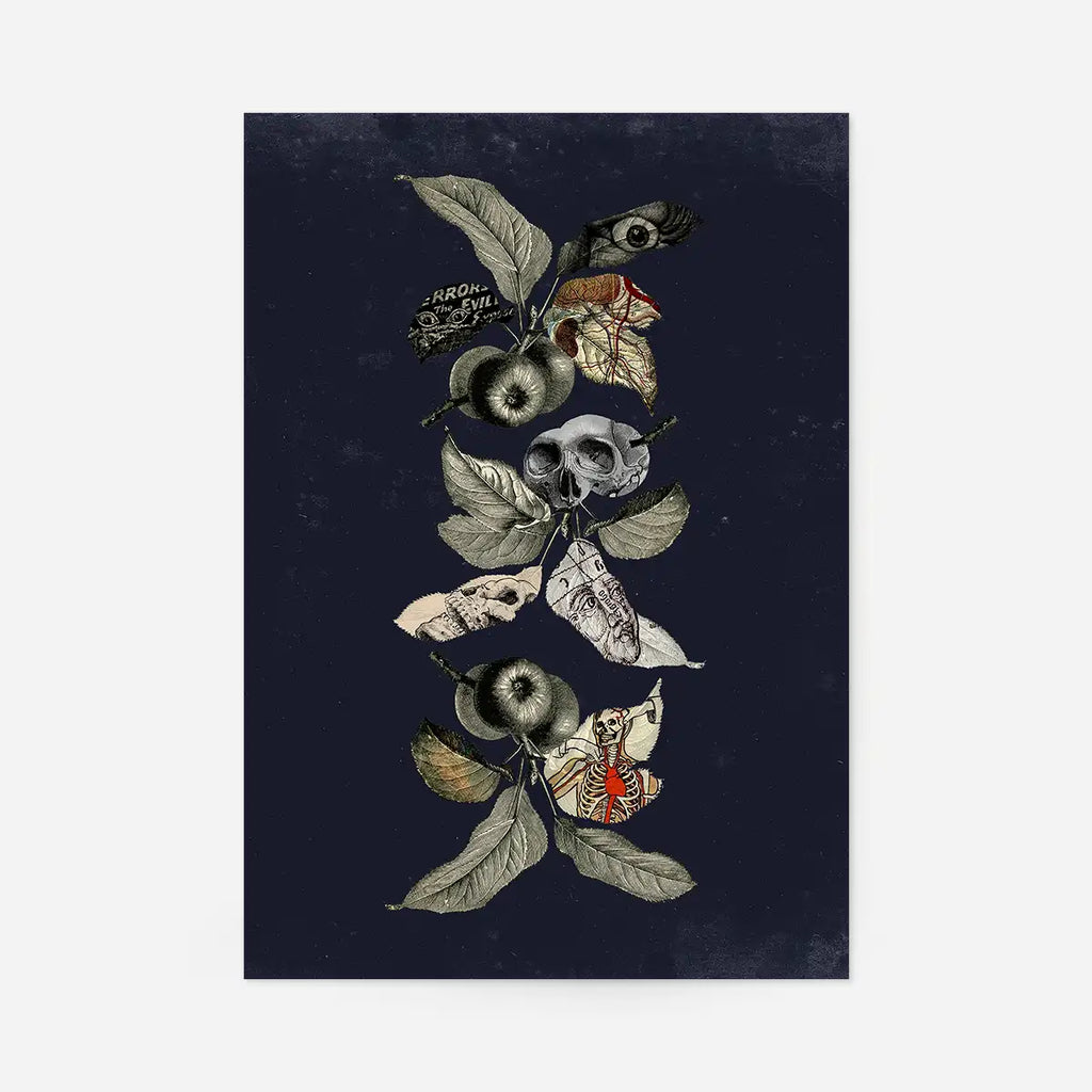 Botanical Skulls Print