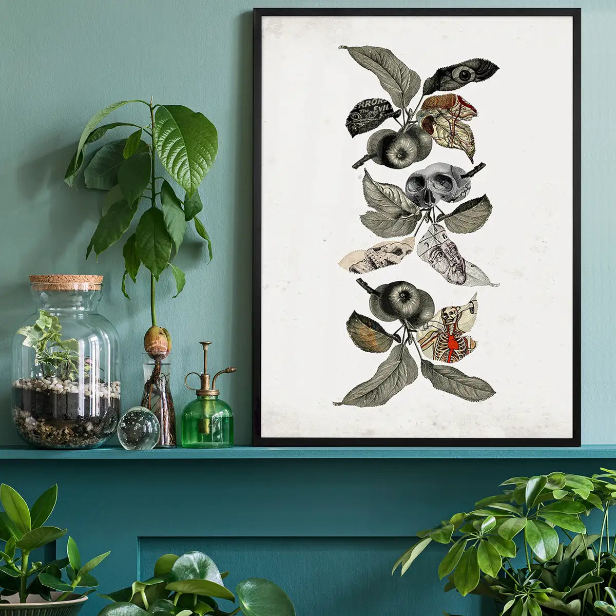 Botanical Skulls Print