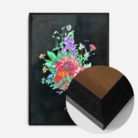 Botanical Streetart Black Print
