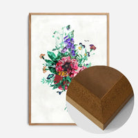Botanical Streetart White Print