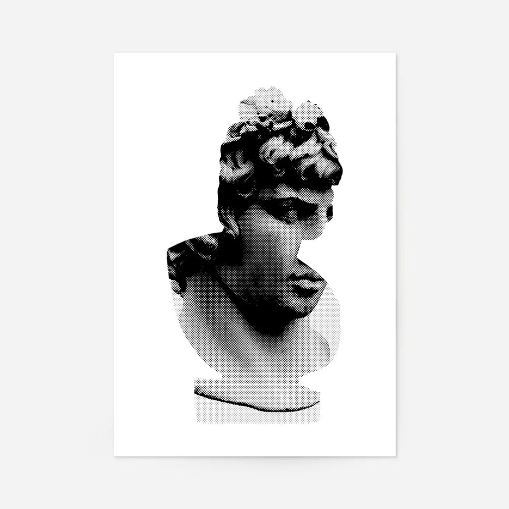 Bust 1 White Print