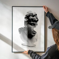 Bust 1 Black and White Print