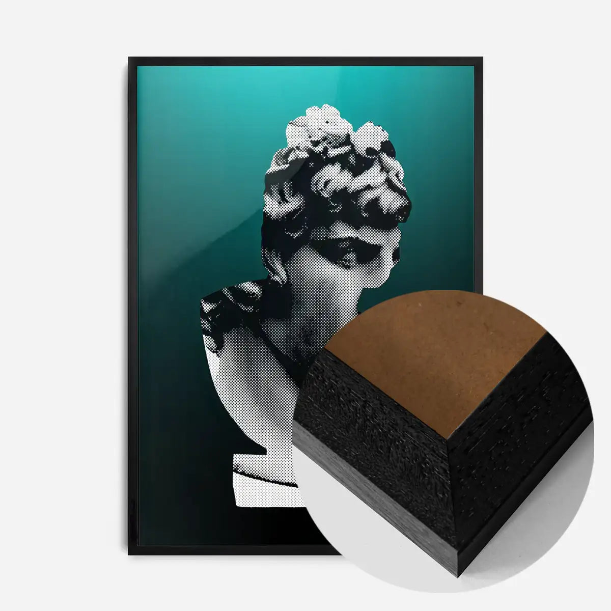 Bust 1 Green Print