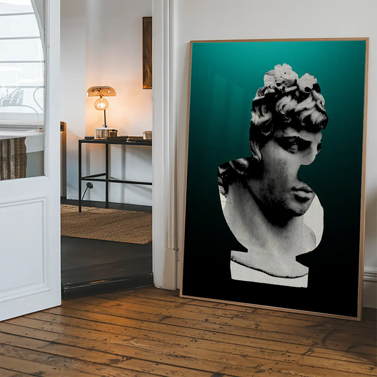 Bust 1 Green Print