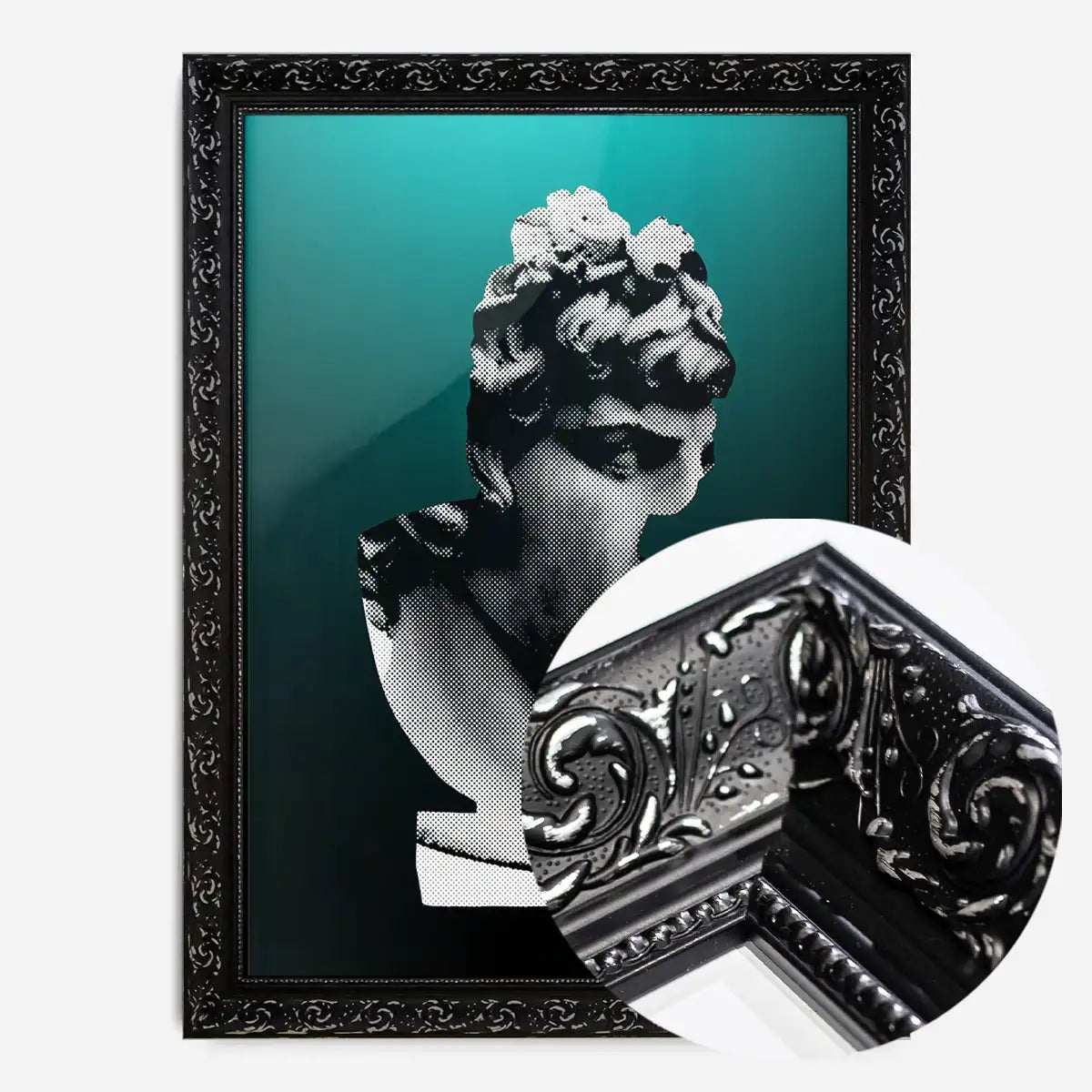 Bust 1 Green Print
