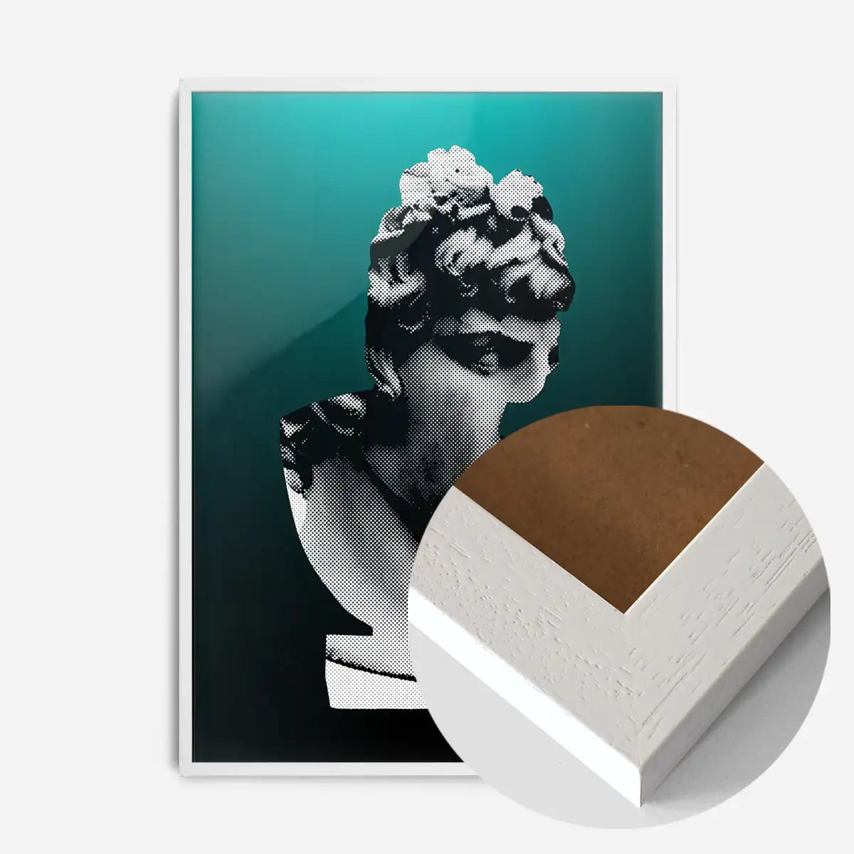 Bust 1 Green Print