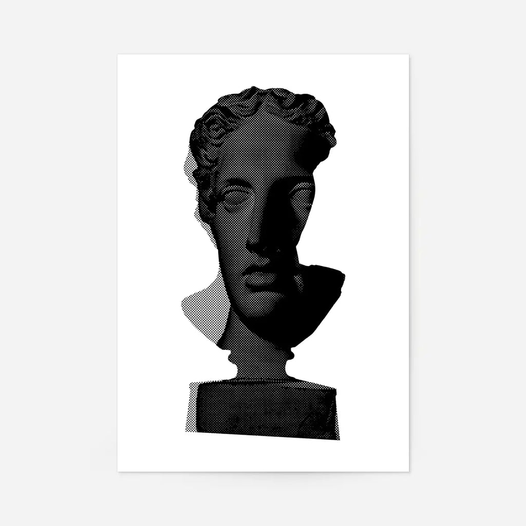 Bust 2 White Print
