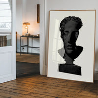 Bust 2 Black and White Print