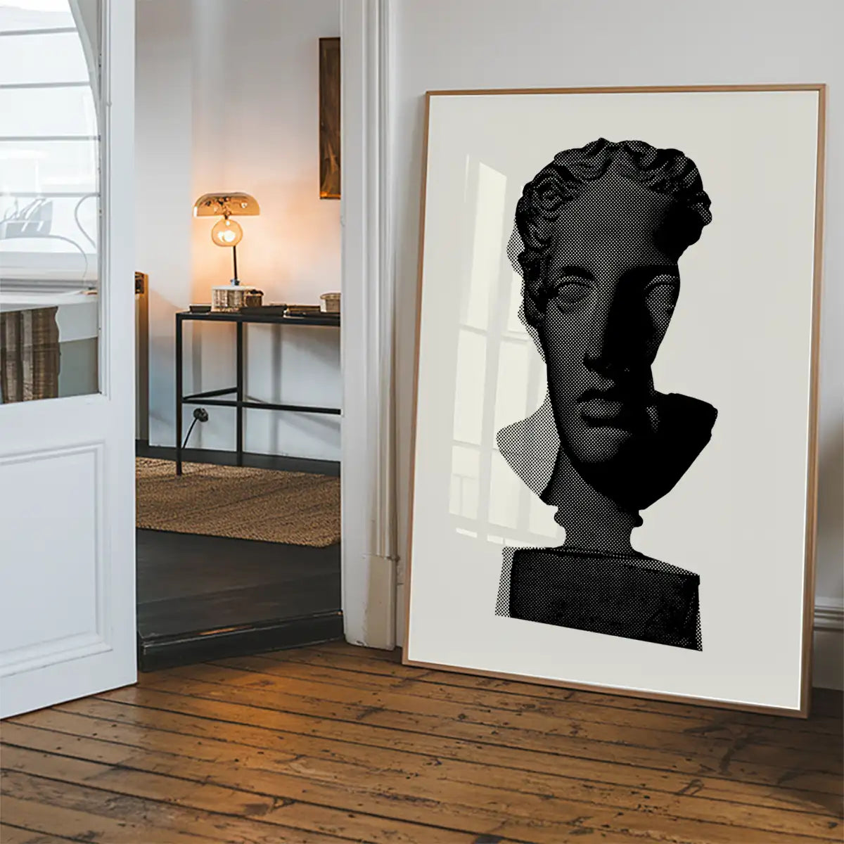 Bust 2 Black and White Print