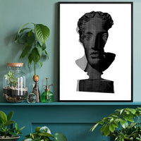 Bust 2 Black and White Print