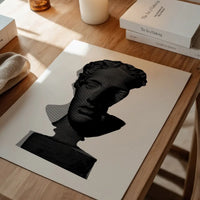 Bust 2 Black and White Print