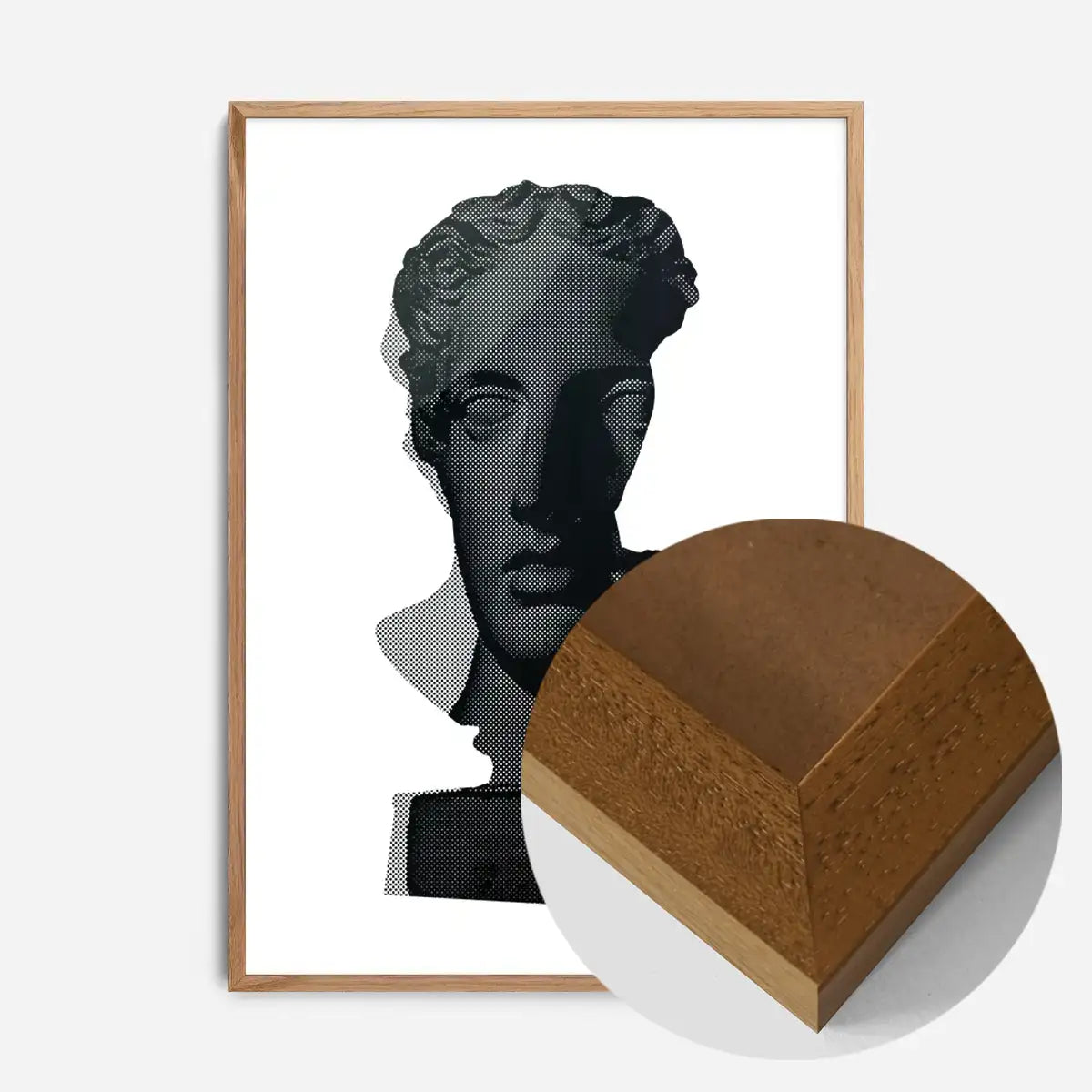 Bust 2 Black and White Print