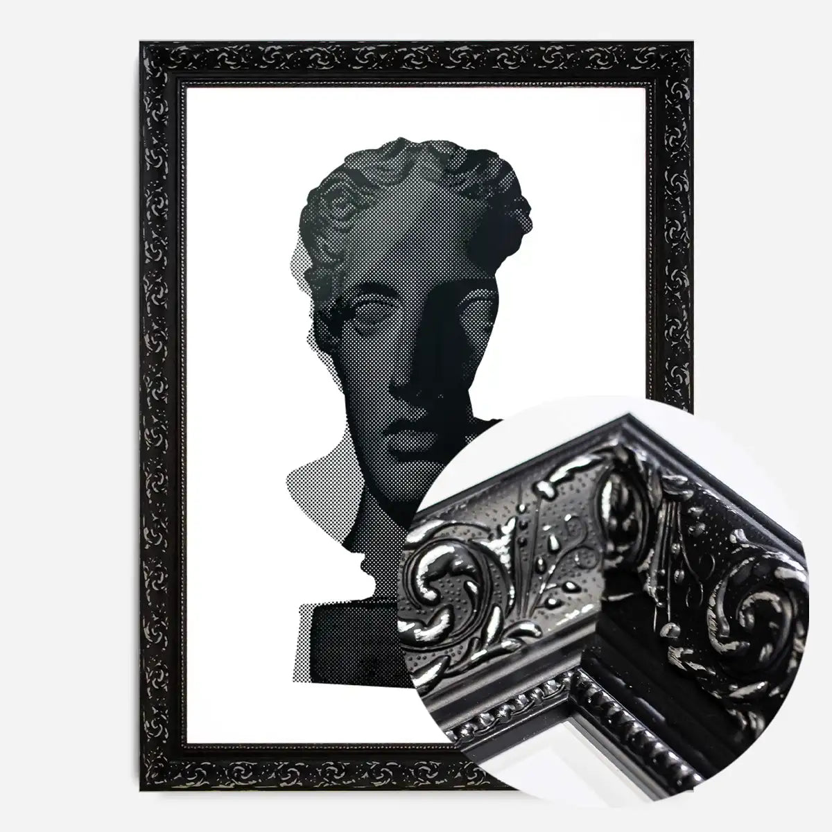 Bust 2 Black and White Print