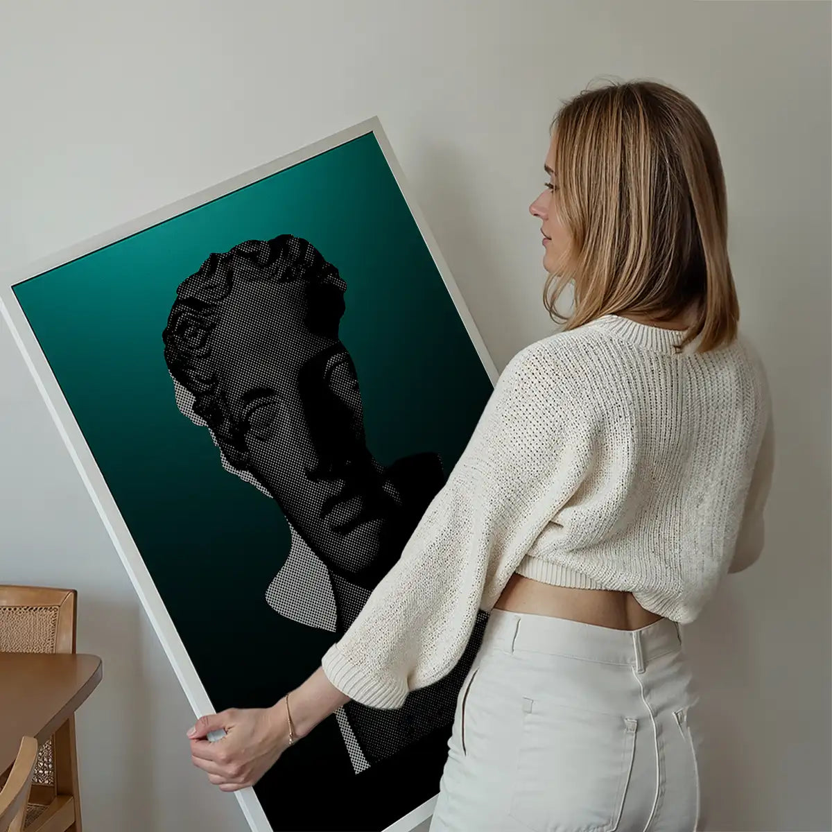 Bust 2 Green Print