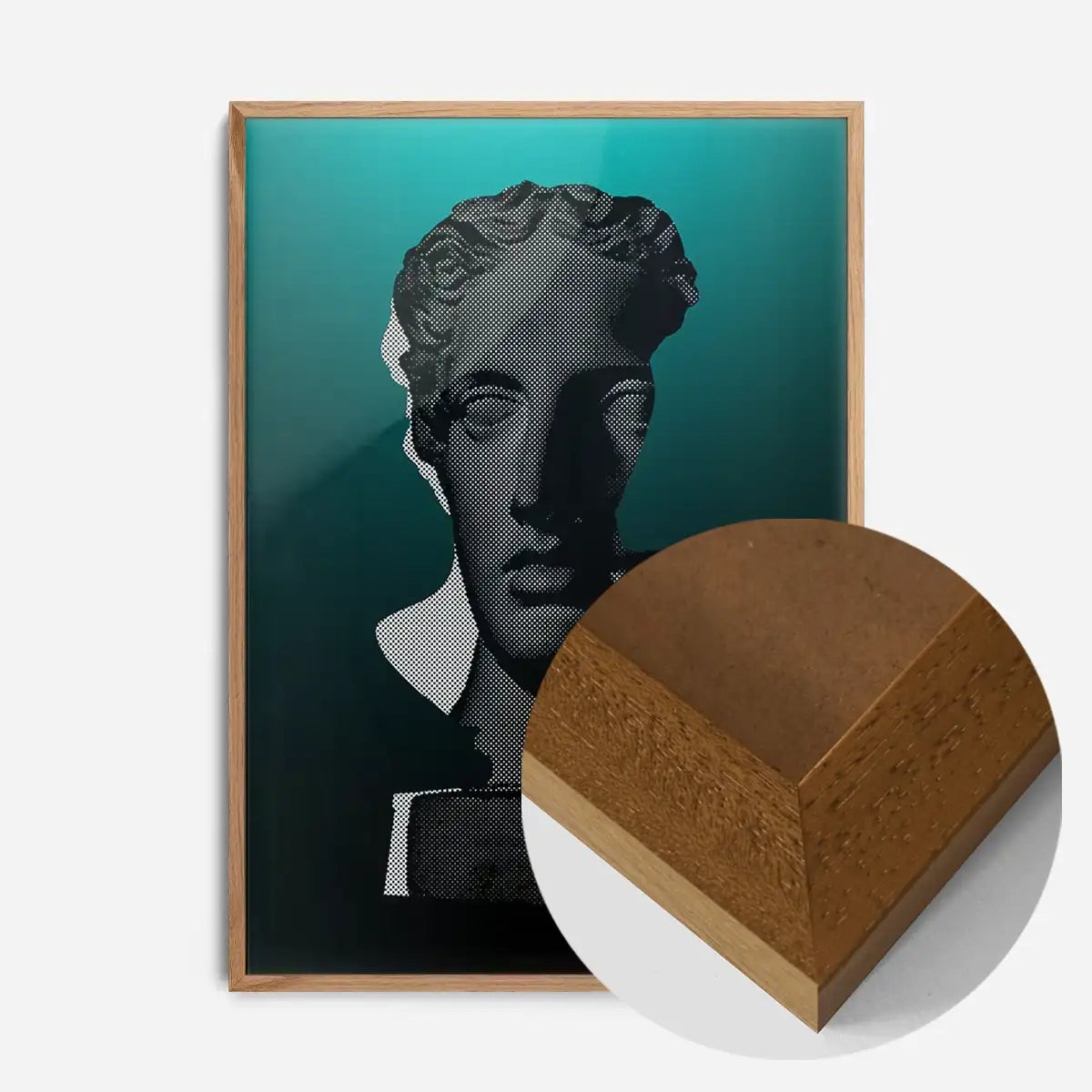 Bust 2 Green Print
