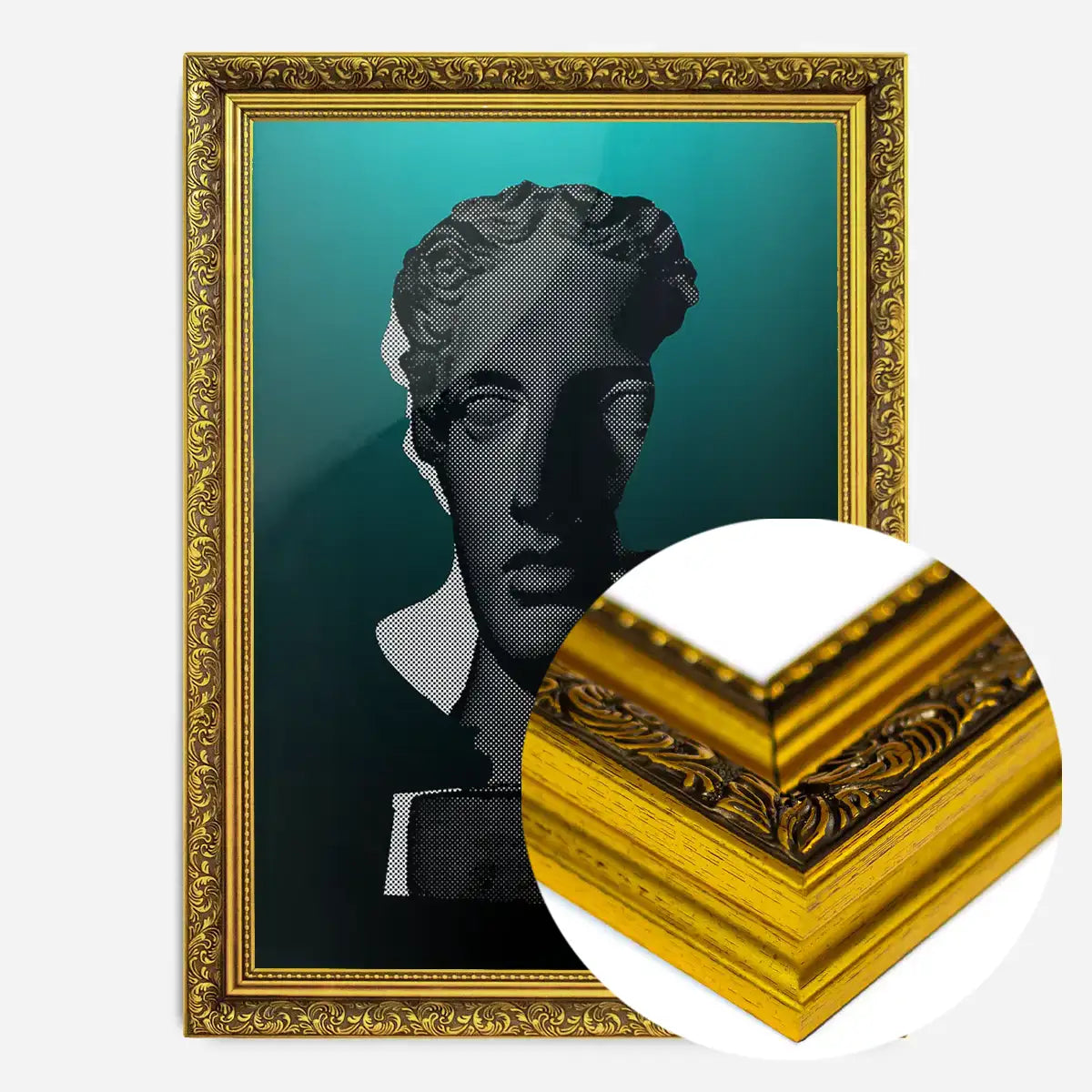 Bust 2 Green Print