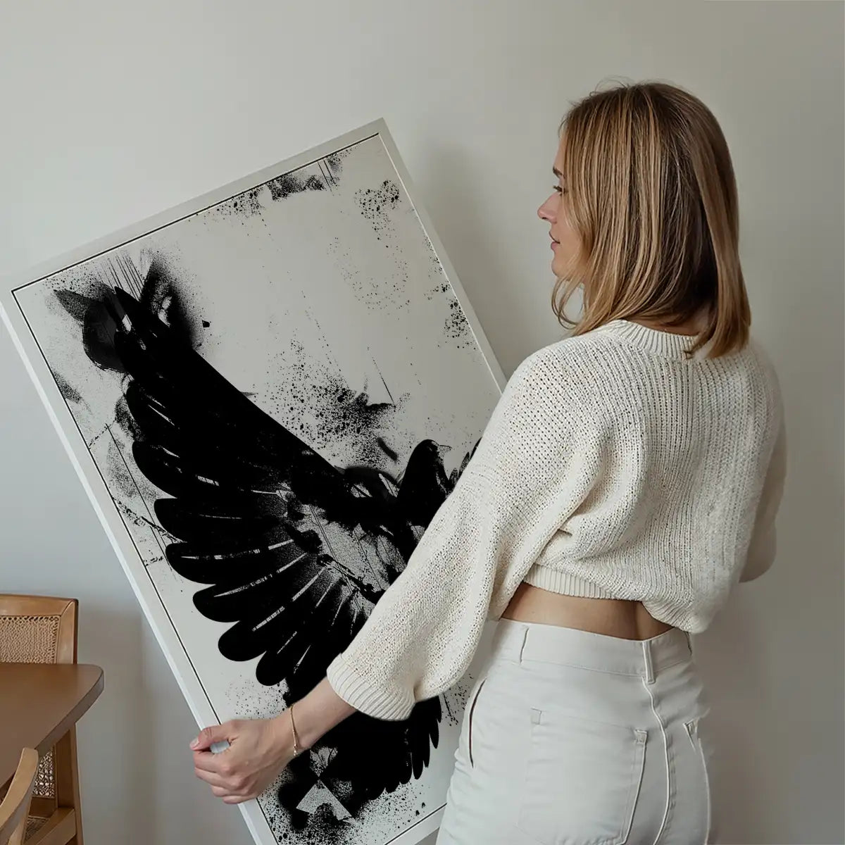 Dove Graffiti Print