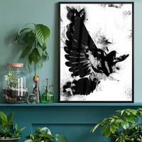 Dove Graffiti Print