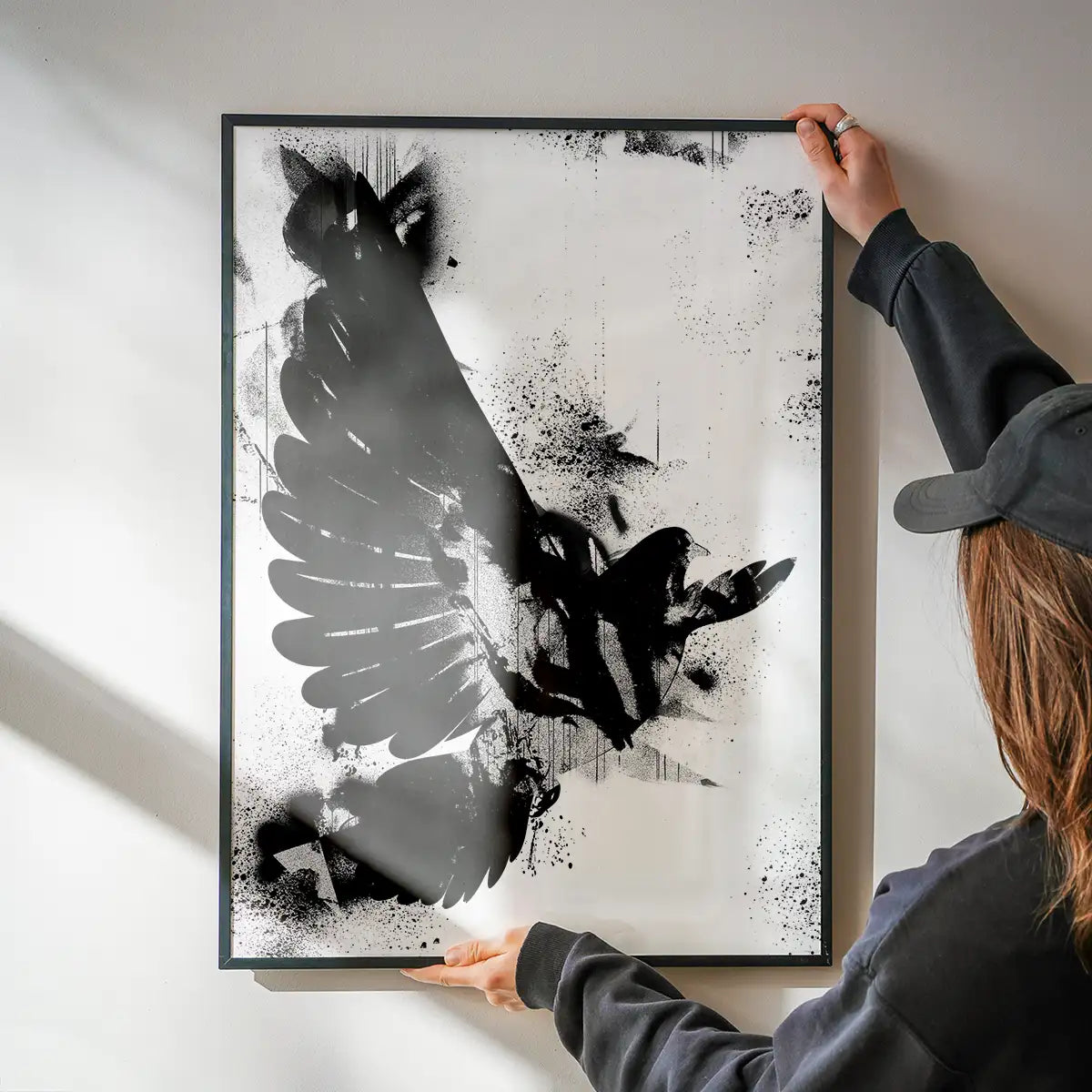 Dove Graffiti Print
