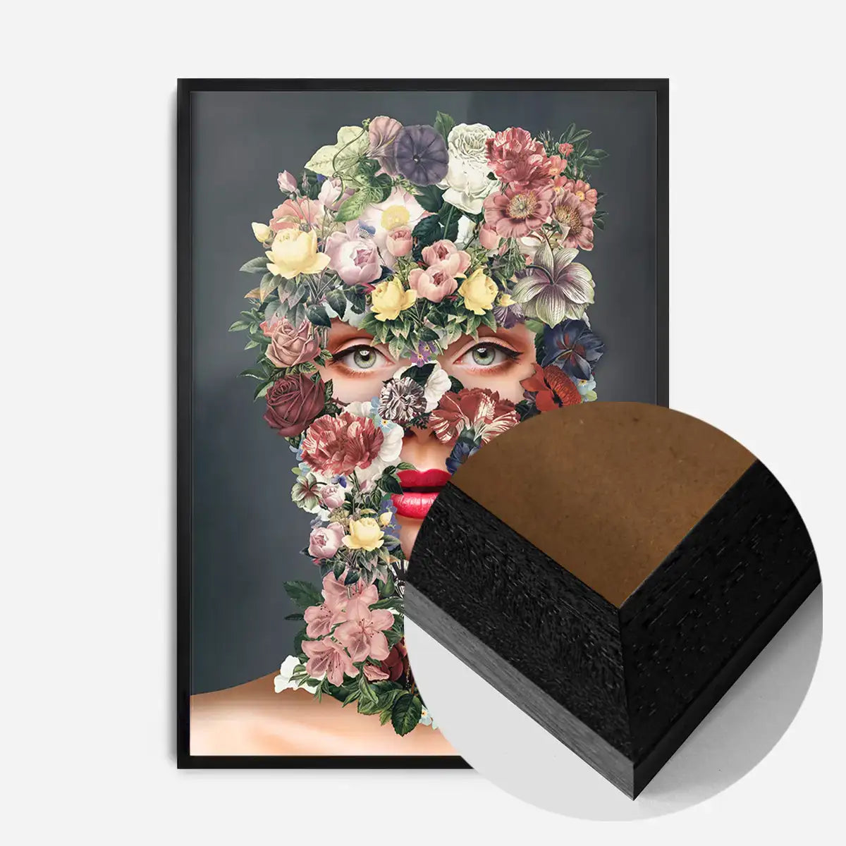Flowerclava Black Floral Print