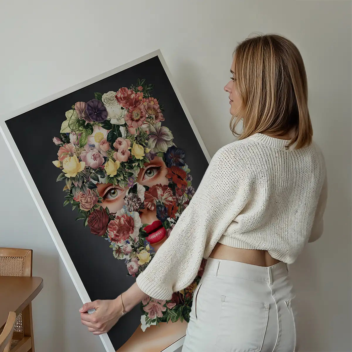 Flowerclava Black Floral Print