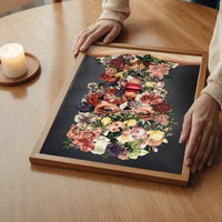 Flowerclava Black Floral Print