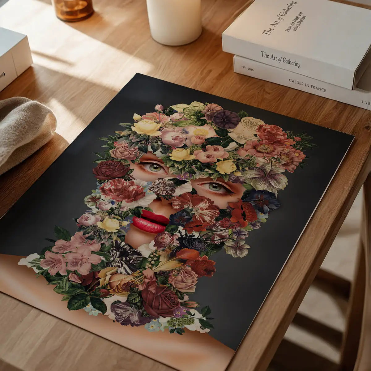 Flowerclava Black Floral Print