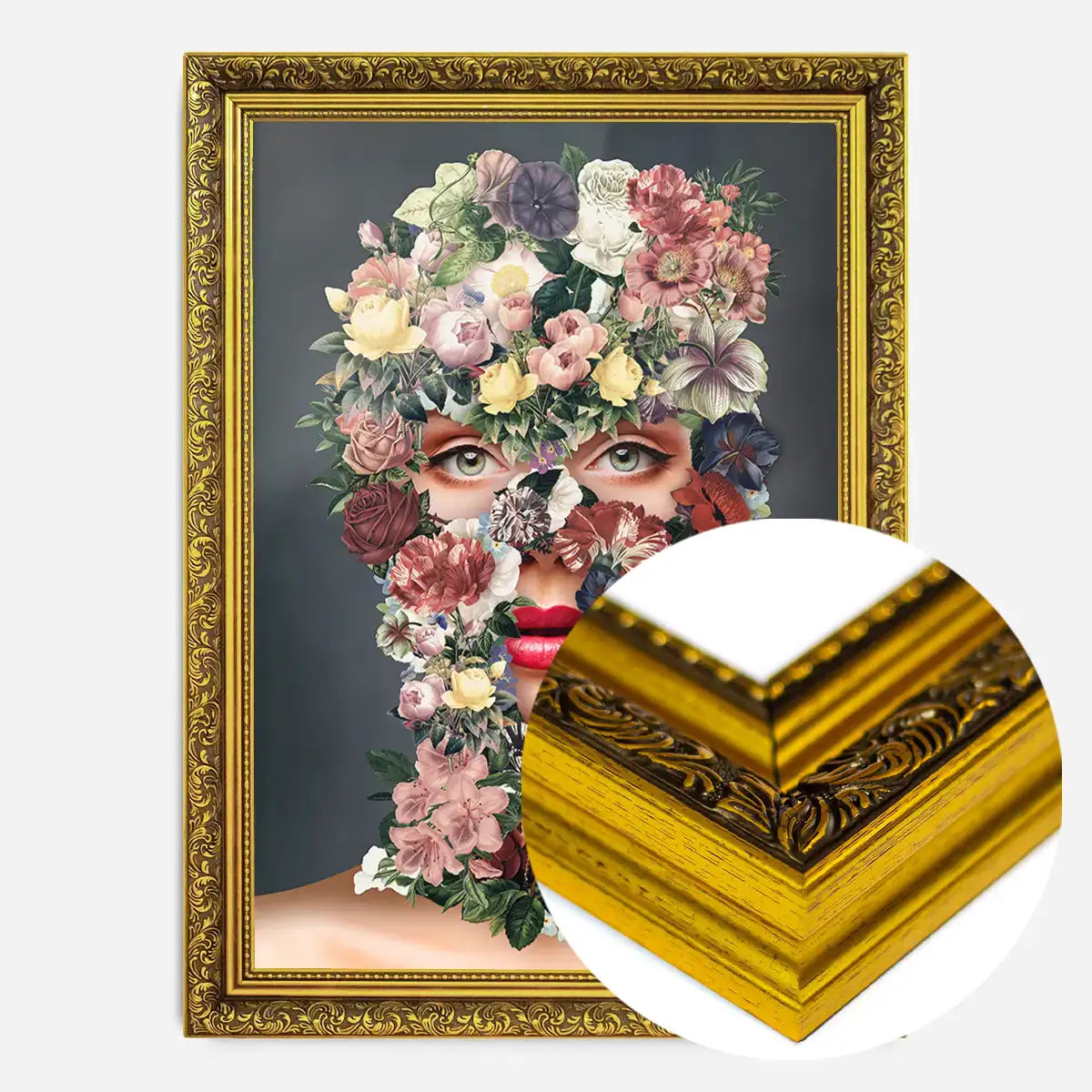 Flowerclava Black Floral Print