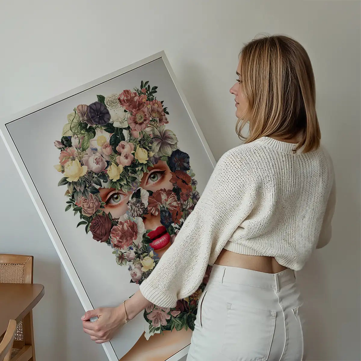 Flowerclava White Floral Print