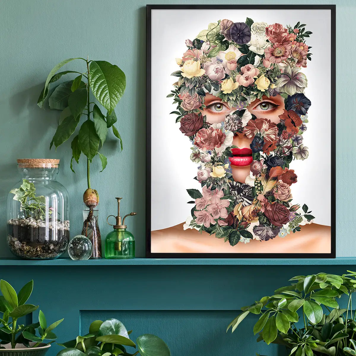 Flowerclava White Floral Print