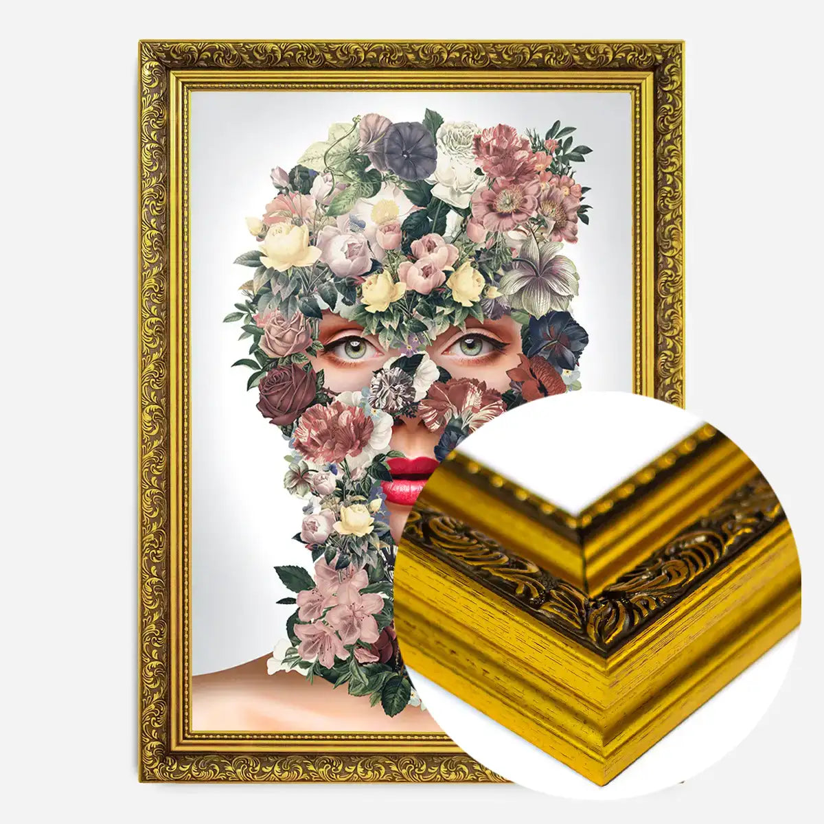 Flowerclava White Floral Print
